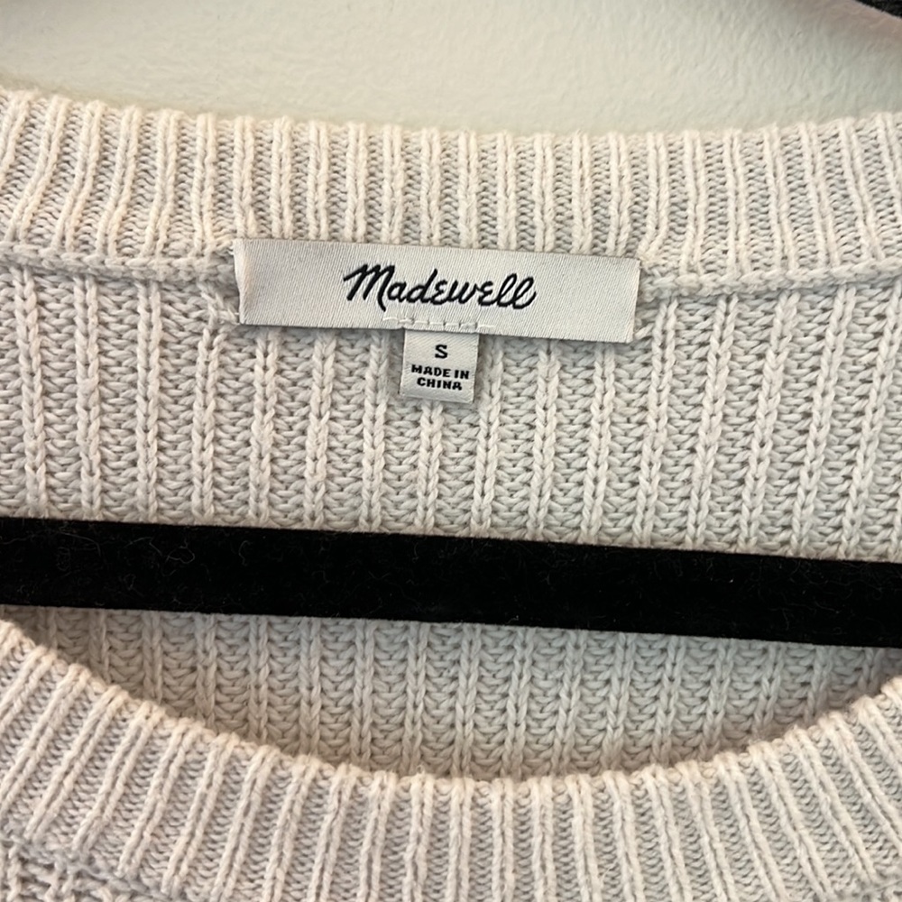 Madewell Thompson Pocket Pullover Striped Sweater - Picture 2 of 5